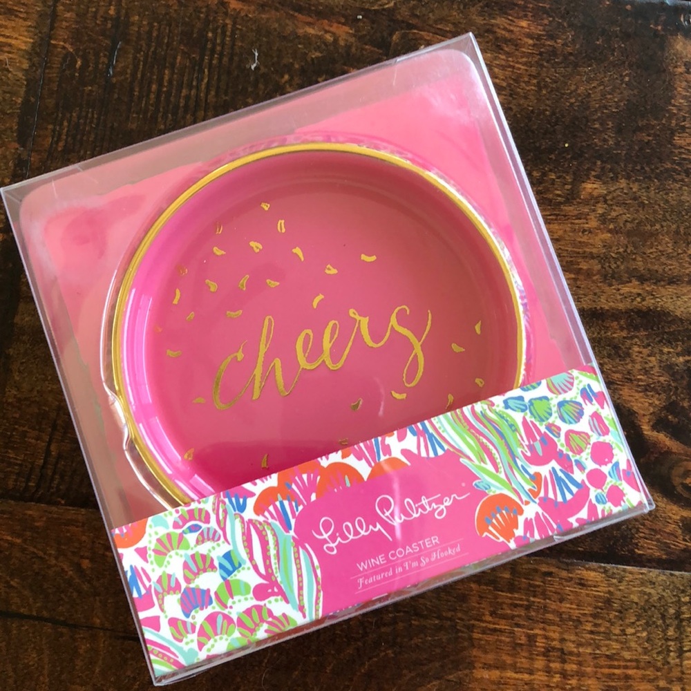 Lilly Pulitzer Wine Coaster